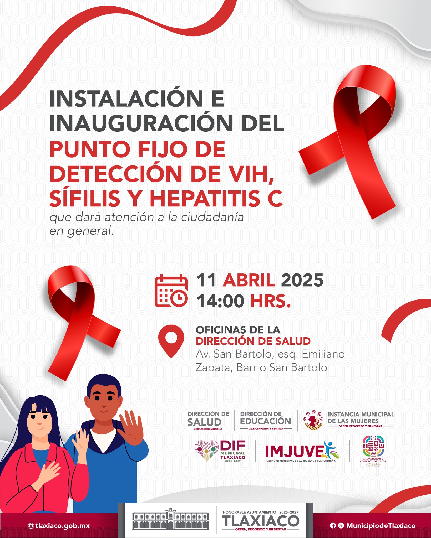 INSTALACIÓN E INAUGURACIÓN DEL PUNTO FIJO DE DETECCIÓN DE VIH, SÍFILIS Y HEPATITIS C