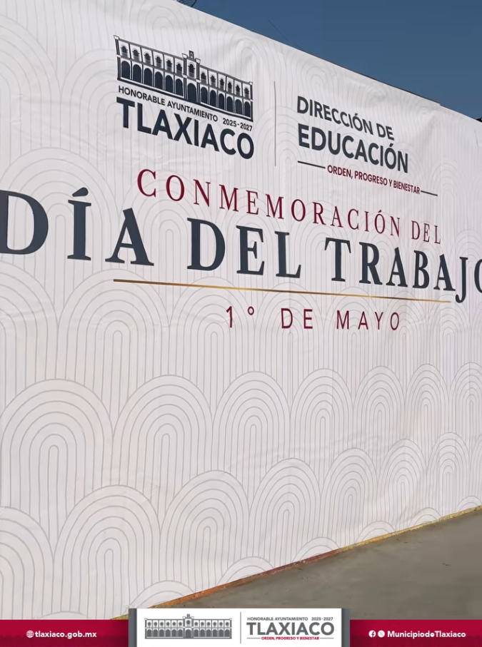 ACTO CÍVICO POR LA CONMEMORACIÓN DEL 1° DE MAYO, “DÍA DEL TRABAJO”
