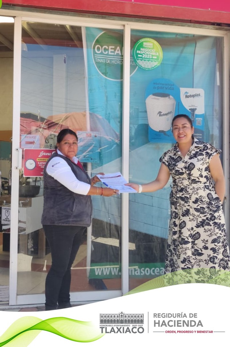 CONTINUA LA CAMPAÑA “COMERCIO RESPONSABLE, TLAXIACO LIMPIO”