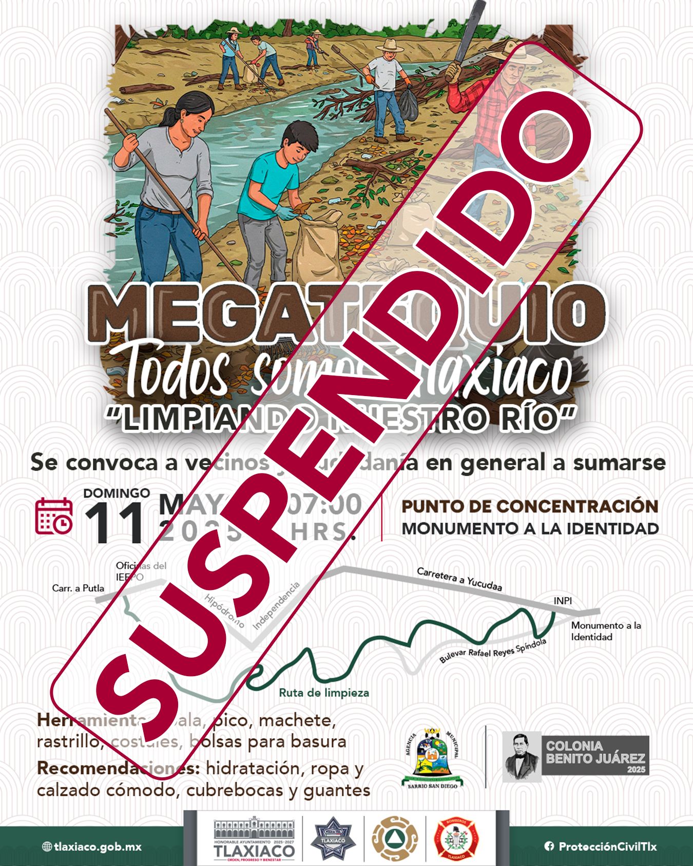 MEGATEQUIO SUSPENDIDO
