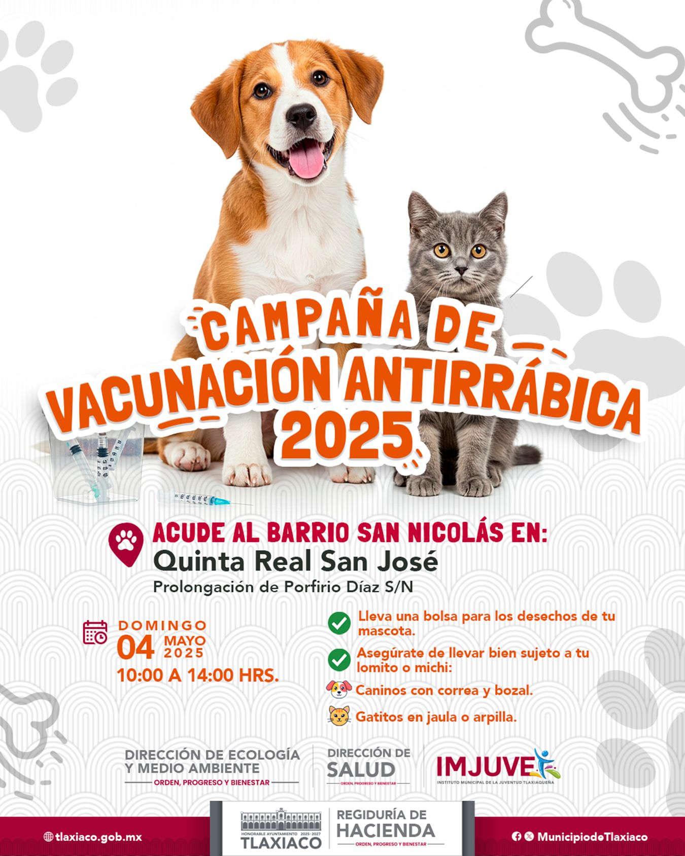 ¡SEGUIMOS TRABAJANDO POR EL BIENESTAR ANIMAL EN TLAXIACO!