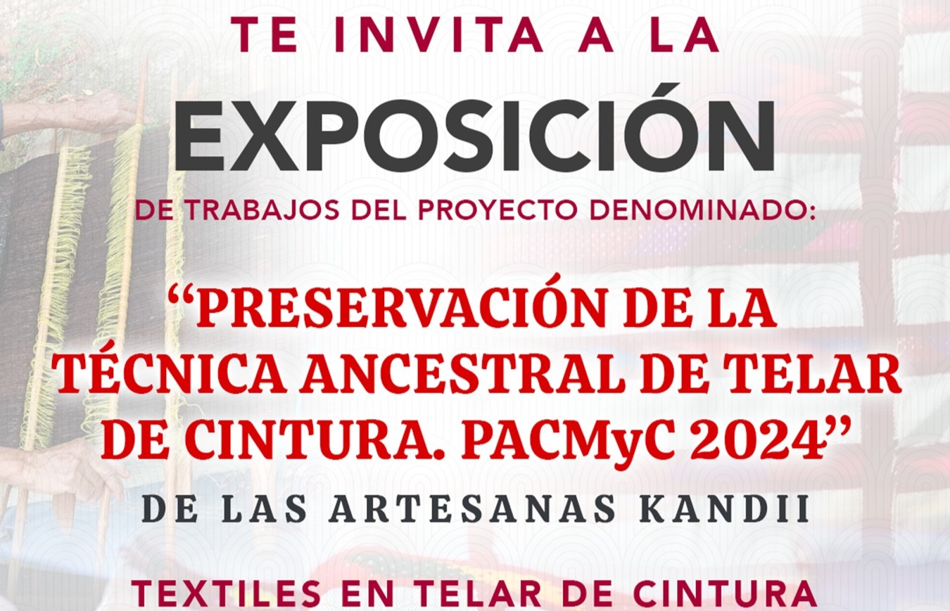EXPOSICIÓN “PRESERVACIÓN DE LA TÉCNICA ANCESTRAL DEL TELAR DE CINTURA”