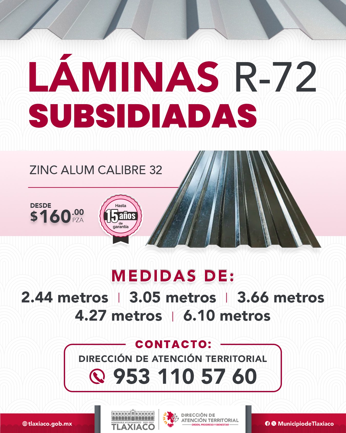 PROGRAMA ESPECIAL DE LÁMINAS A BAJO COSTO