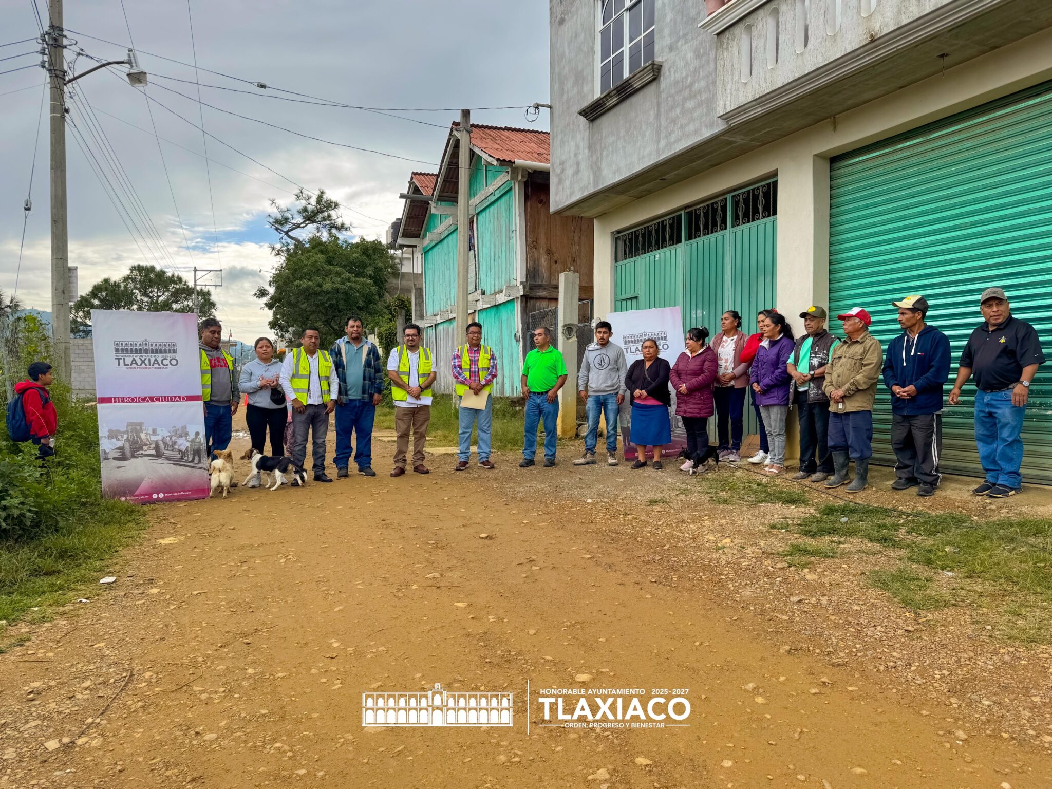 CONTINÚA EL COMPROMISO CON EL PROGRESO CON EL INICIO DE LA OBRA EN COLONIA DEL BOSQUE