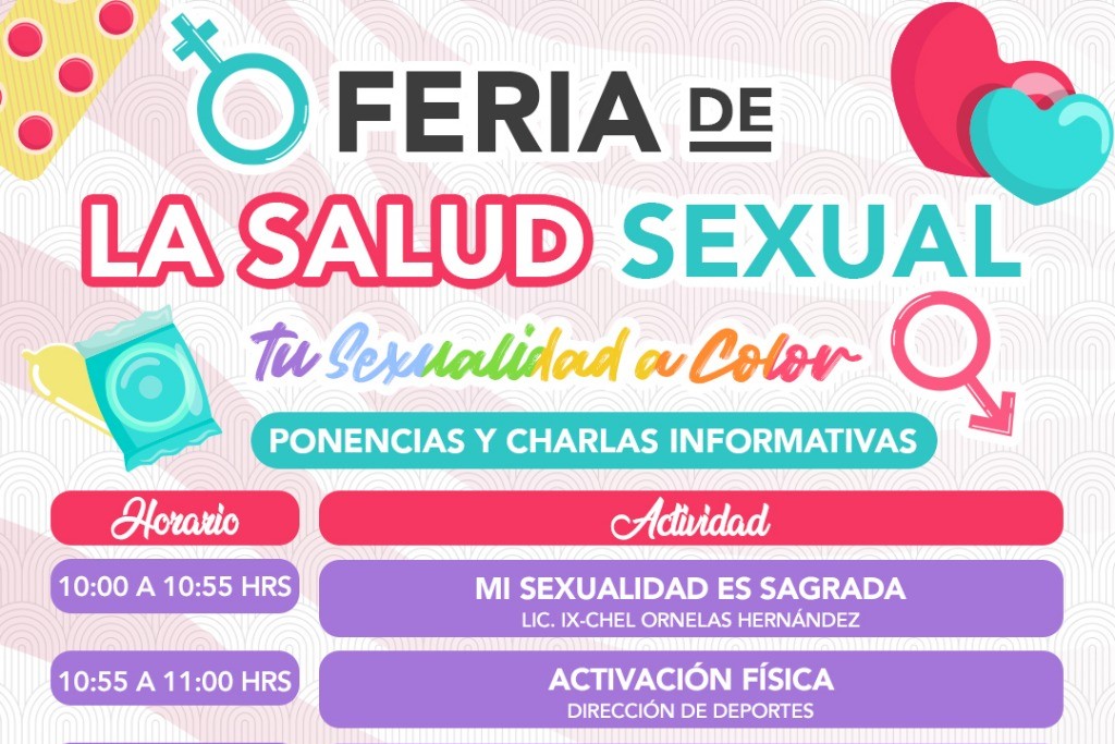 TE INVITAMOS A LA FERIA “TU SEXUALIDAD A COLOR”