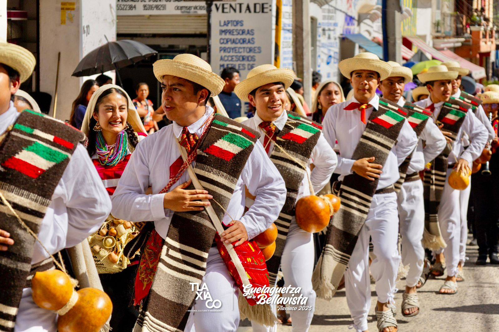 CALENDA DE DELEGACIONES QUE PARTICIPARON EN LA «GUELAGUETZA EN LA BELLAVISTA» TLAXIACO 2025.
