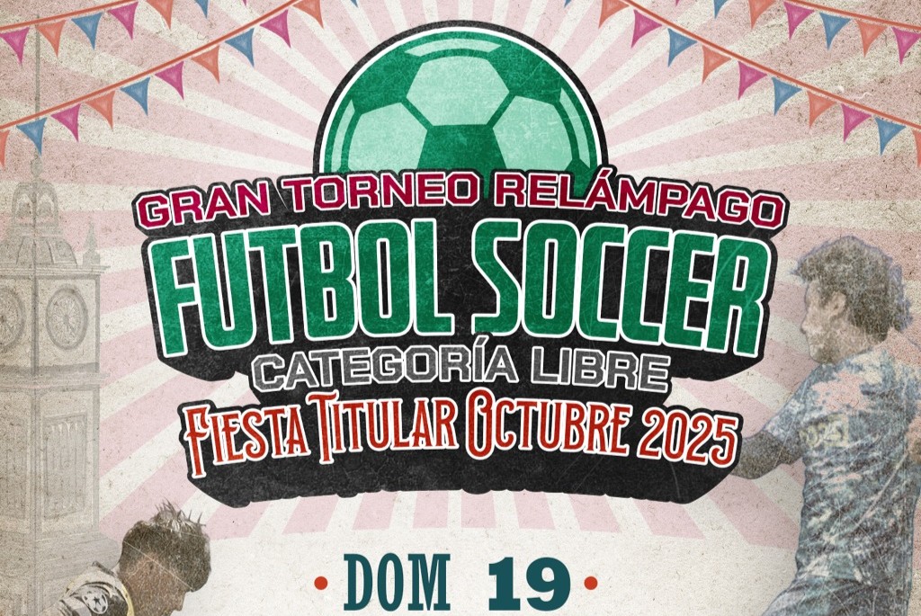 GRAN TORNEO RELÁMPAGO DE FUTBOL SOCCER CATEGORÍA LIBRE