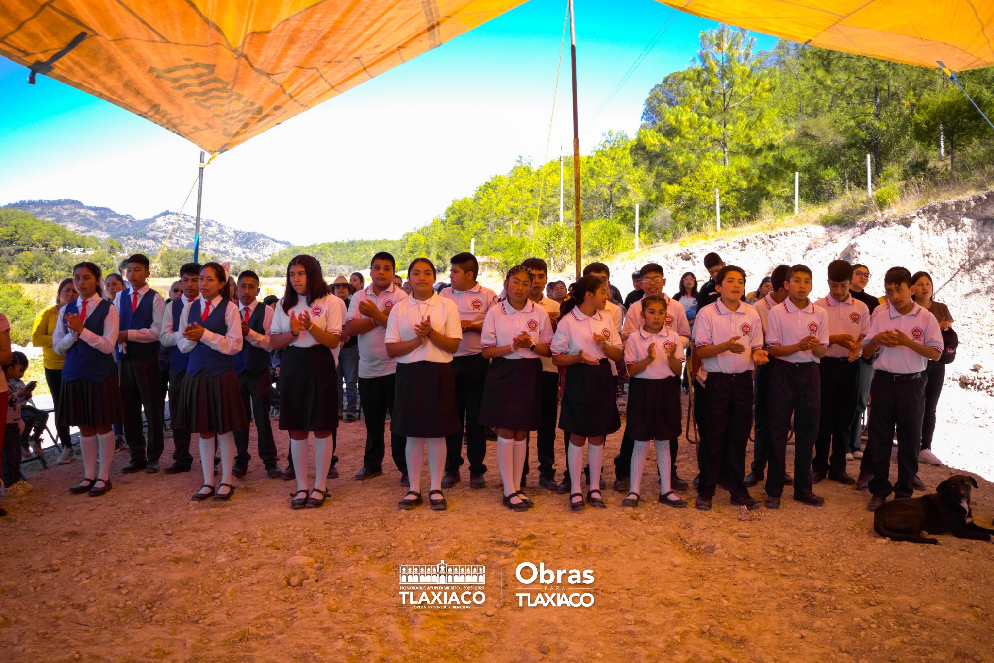 SE INAUGURAN LAS PRIMERAS AULAS DE LA TELESECUNDARIA EN CAÑADA MARÍA 1.ª SECCIÓN