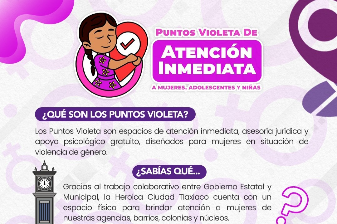 PUNTO VIOLETA DE ATENCIÓN INMEDIATA A MUJERES, ADOLESCENTES Y NIÑAS