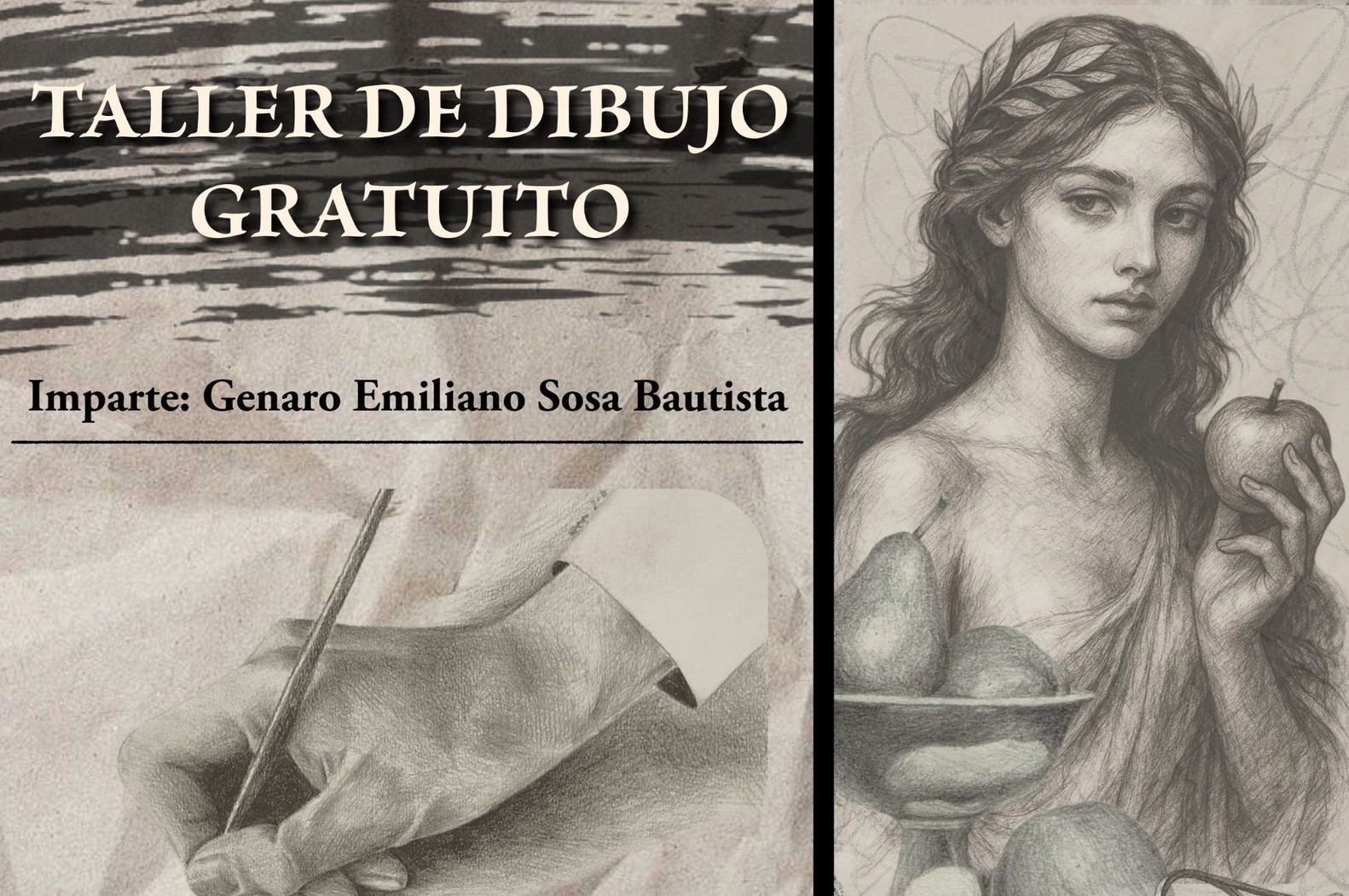SE INVITA A TODOS LOS JÓVENES AL TALLER DE DIBUJO GRATUITO