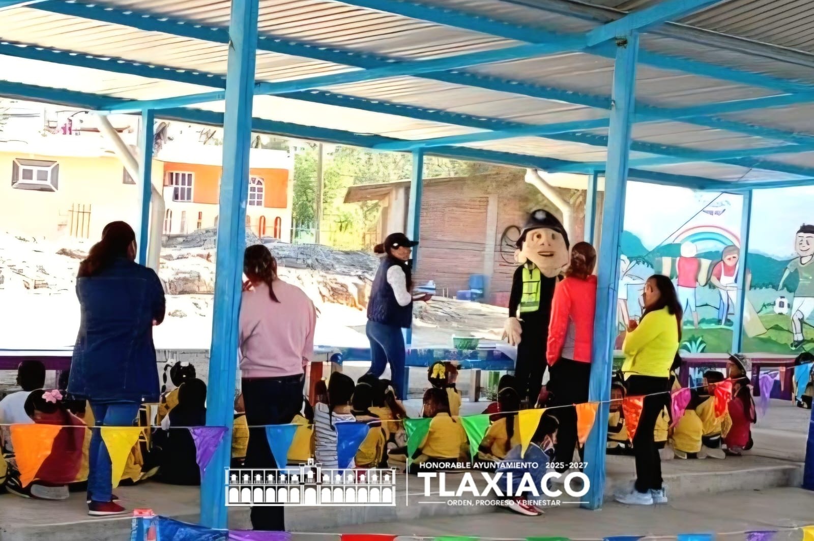 LLEVA VIALIDAD MUNICIPAL PROGRAMA DE FORMACIÓN VIAL A JARDÍN DE NIÑOS ITANDEHUI