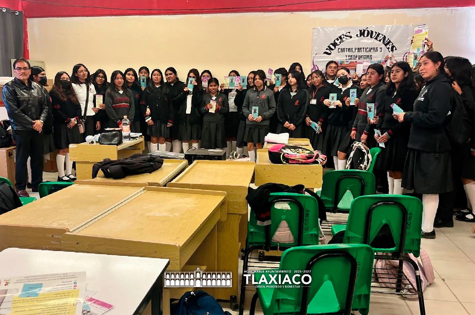 REALIZA GOBIERNO MUNICIPAL JORNADAS “VOCES JÓVENES” PARA FOMENTAR LIDERAZGO FEMENINO