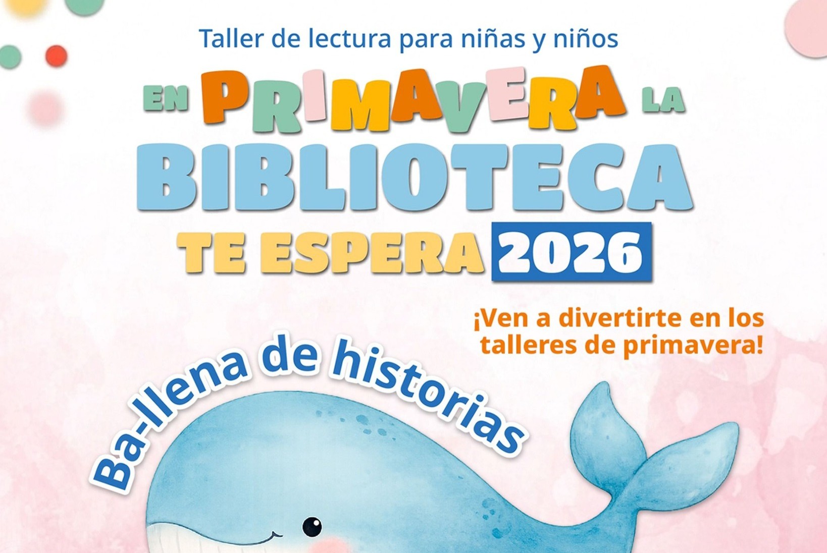 BIBLIOTECA “RAFAEL REYES SPÍNDOLA” ABRE TALLER DE LECTURA PARA NIÑAS Y NIÑOS