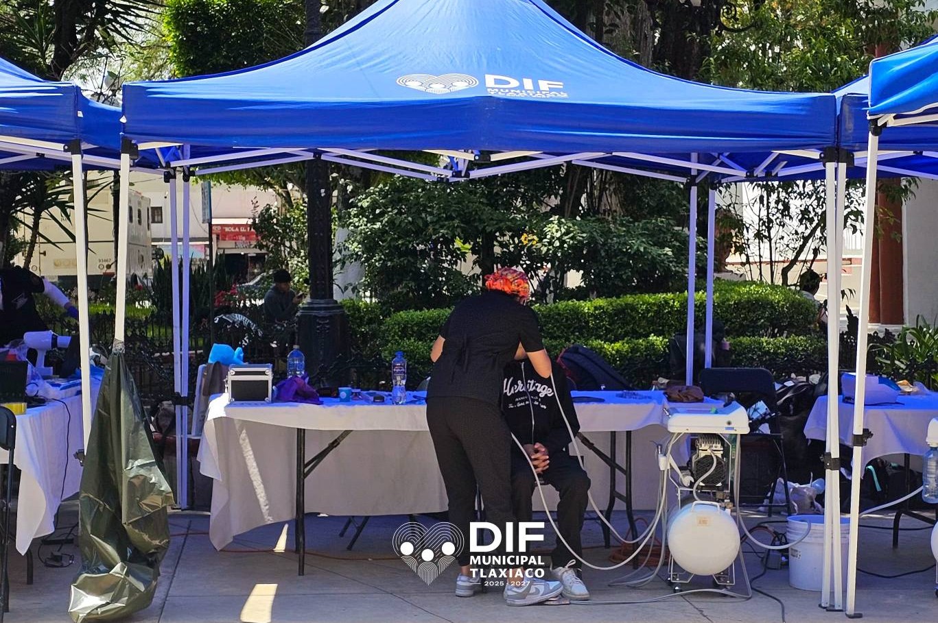 CONCLUYE CON ÉXITO BRIGADA DENTAL DEL SISTEMA DIF TLAXIACO EN EL CENTRO HISTÓRICO