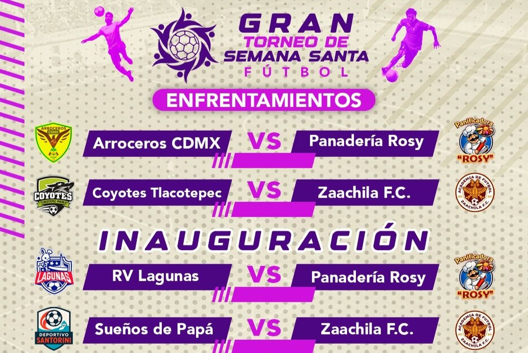 ¡TODO LISTO PARA EL GRAN TORNEO DE SEMANA SANTA!