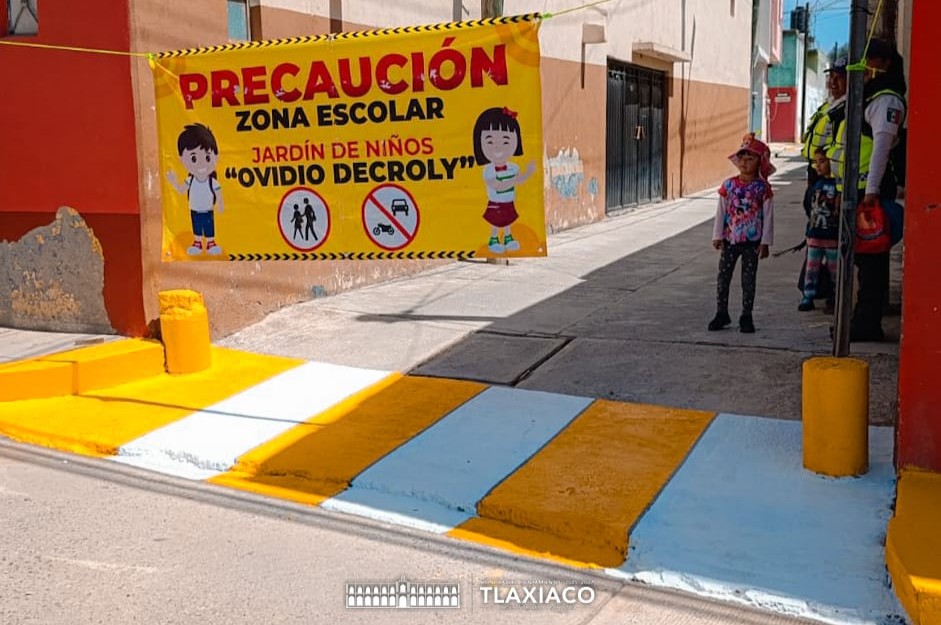 DIRECCIÓN DE VIALIDAD IMPULSA ACCIONES DE MOVILIDAD SEGURA EN EL PREESCOLAR “OVIDIO DECROLY”