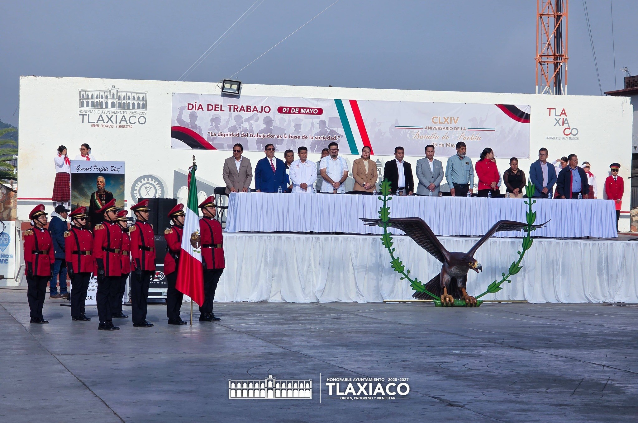 PRESIDENTE MUNICIPAL ENCABEZA CEREMONIA POR EL CLXIV ANIVERSARIO DEL 5 DE MAYO