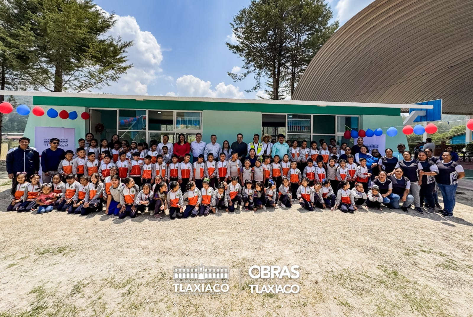 INAUGURACIÓN DE OBRA EXTRAORDINARIA MUNICIPAL, DOS AULAS DIDÁCTICAS EN LA ESCUELA PRIMARIA “CLAUDIO CRUZ”
